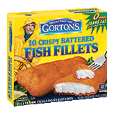 Gorton's  crispy battered fish fillets, 10 fillets Left Picture